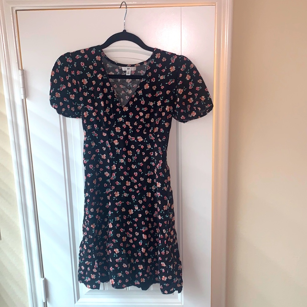 Floral Print Mini Dress